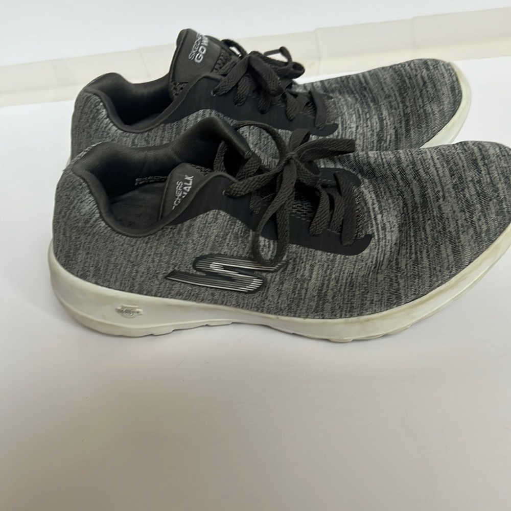 Women’s Sketcher grey walking shoes size 6